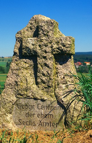 Geografisches Zentrum des Sechsämterlandes bei Marktleuthen